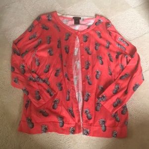 4/$20. Ann Taylor Sweater Pineapples!  Large